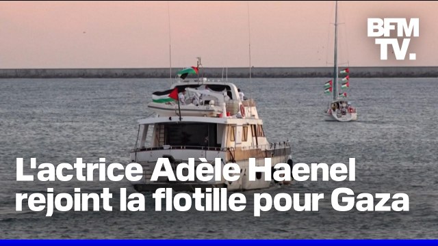 Briser le blocus illégal : l'actrice Adèle Haenel va rejoindre la flottille humanitaire en route pour Gaza
