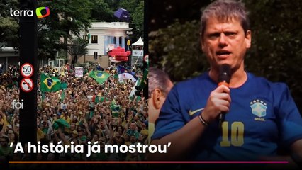 Tarcísio diz que ‘anistia e perdão são os melhores remédios para pacificar’ o Brasil