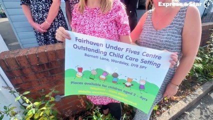 Fairhaven Under Fives Centre in Wordsley gets recognised as Outstanding.