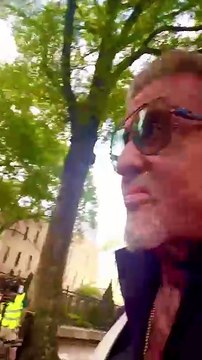 On the set of Tulsa King a few weeks ago…