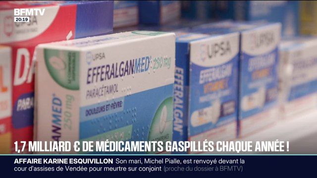 1,7 milliard d'euros de médicaments gaspillés chaque année