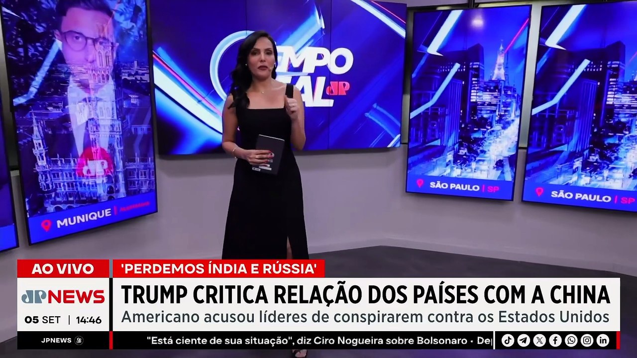 Trump diz ter ‘perdido’ Índia e Rússia para a China | TEMPO REAL