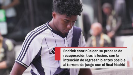 Las imágenes del estado físico de Endrick que ha dejado perplejos a los madridistas