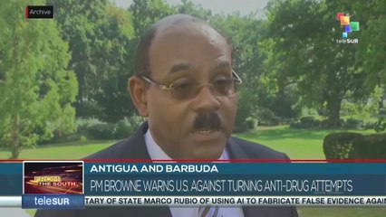 PM Browne warns the United States against turning anti-drug operation