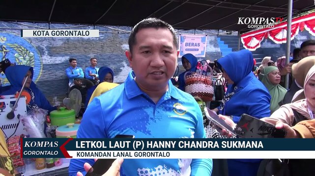 Ratusan Warga Serbu Pasar Murah dan Cek Kesehatan Gratis di Lanal Gorontalo