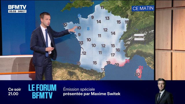 Des précipitations en Moselle, une perturbation en Bretagne et une baisse des températures... La météo de ce mardi 9 septembre