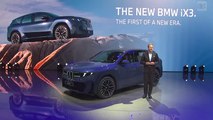 IAA 2025: BMW iX3 enthüllt – Weltpremiere der Neuen Klasse auf der BMW Group Pressekonferenz