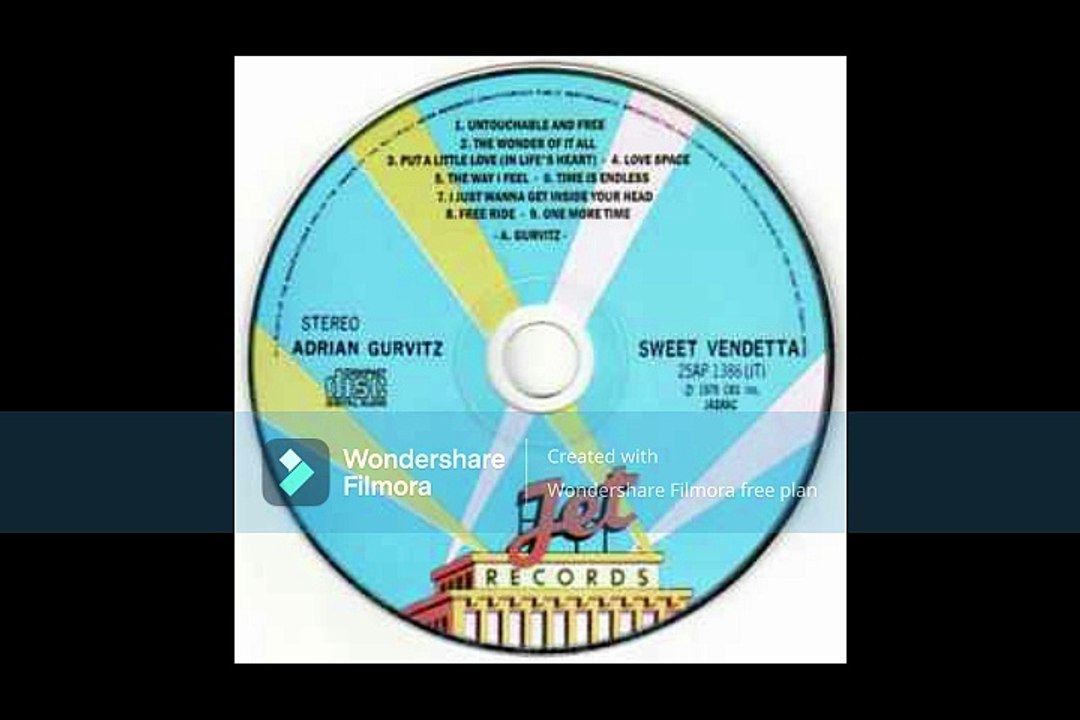 Adrian Gurvitz – Sweet Vendetta ; Pop Rock, Disco Year: 1979