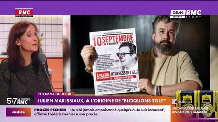 Le Portrait de Virginie Phulpin : Julien Marissiaux, à l'origine de "Bloquons tout" - 09/09