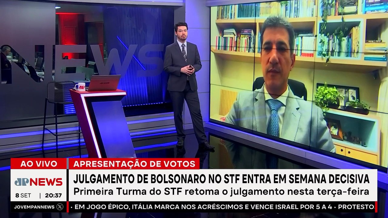 SEMANA DECISIVA NO JULGAMENTO DE BOLSONARO E ALIADOS | JORNAL JOVEM PAN -  08/09/2025