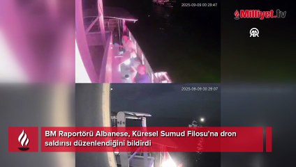 Gazze'ye yardım götürmek için yola çıktılar: Sumud Filosu'na dronlu saldırı, gemi alev aldı!