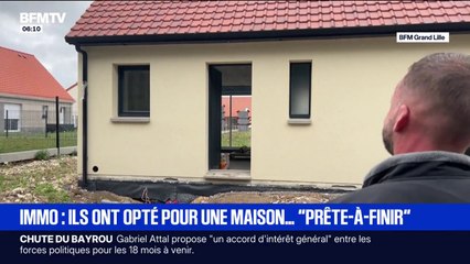 Prêt-à-finir: ce couple achète une maison neuve qu'ils devront terminer de construire eux-mêmes