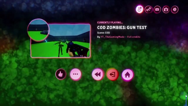 COD Zombies Gun Test Custom Zombies Map - Round 50 - Made In Dreams PS5 (3x Speed)