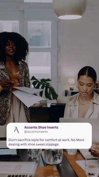 Accents Inserts - Shoe Inserts, Absorbent Shoe Insoles for Sweat and Odor, Ultra Thin Replaceable Barefoot Liners for Womens Shoes, Size 8-9, Midnight Black, 4 Pairs