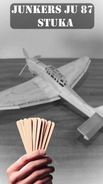 Avion de madera junker ju 84