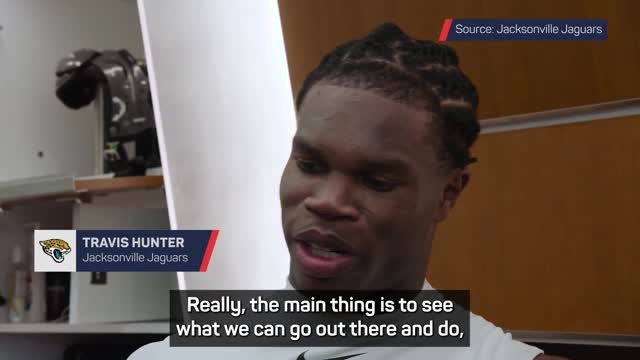 Hunter locked in and 'ready to play' ahead of NFL debut
