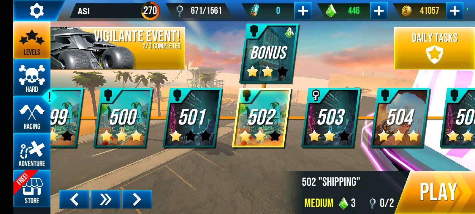 Stunt Car Extreme Level 502 "SHIPPING"