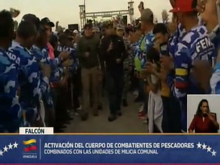 Presidente Nicolás Maduro activa Cuerpo de Combatientes  de pescadores en el estado Falcón