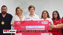 DIF Torreón recibe donativo de campaña de redondeo en cadena comercial