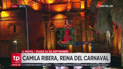 ¡Camila Ribera Roca es la Reina del Carnaval Cruceño 2026!