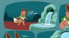 Eevee Bloats Up Into A Big Fat Vaporeon (Water Inflation Sound Edit)