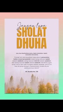 Keutamaan Shalat Dhuha