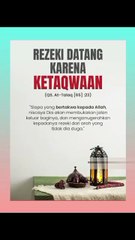 Keutamaan Menjadi Orang Yang Bertakwa Untuk Mendapatakan Rejeki Yang Banyak