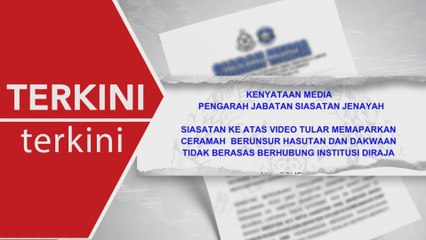 [TERKINI] Polis tahan Chegu Bard berhubung video hasutan tular