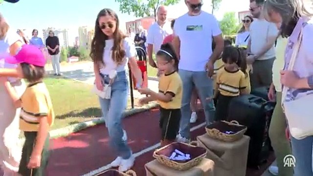 Minik öğrenciler için 'Uyum Haftası' kapsamında fidan dikimi etkinliği düzenlendi