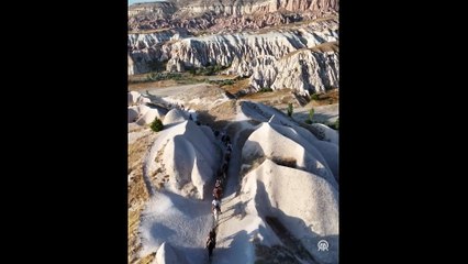 Kapadokya'da atlı turlar ilgi görüyor
