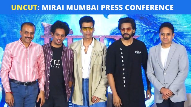 Mirai Mumbai Press Meet: Teja Sajja, Karan Johar, Karthik Gattamneni & TG Vishwa Prasad | UNCUT