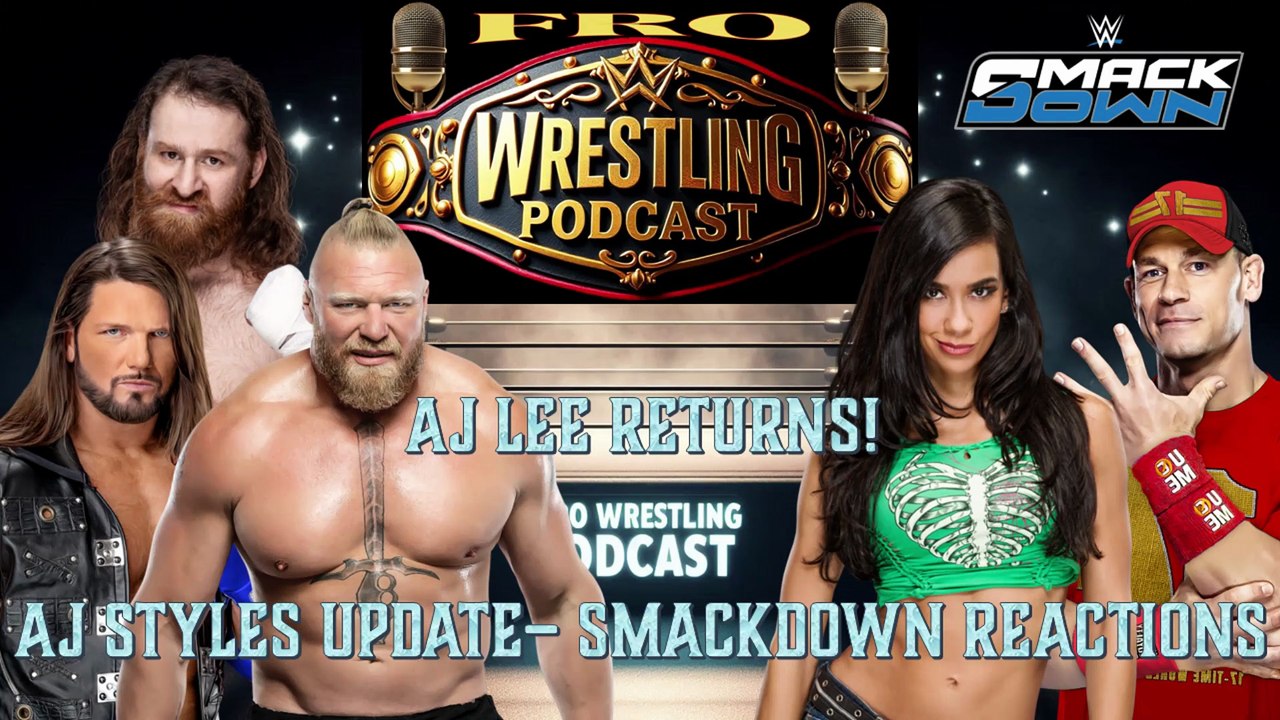 AJ LEE RETURNS ON SMACKDOWN!