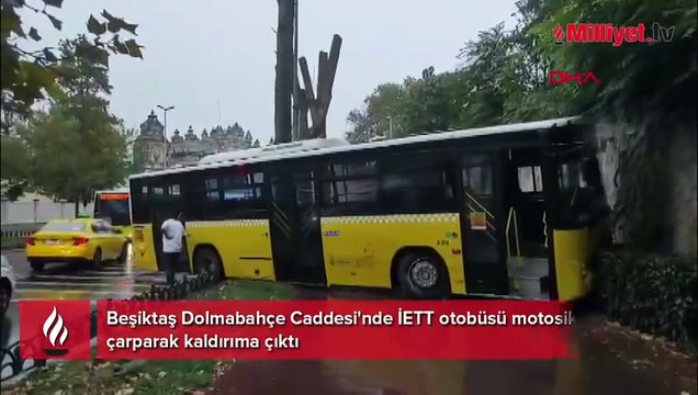 Beşiktaş'ta İETT otobüsü kazası! Olay yerine sağlık ekipleri sevk edildi