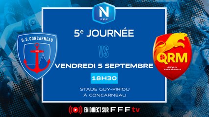 J5 I US Concarneau - QRM (3-1) I National FFF 2025-2026