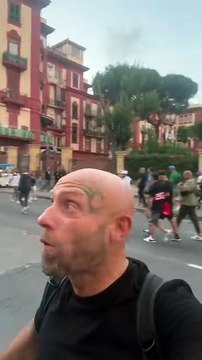 Calcio Napoli, Marco Cannata - 1000 chilometri per Napoli Cagliari. (06.09.25)