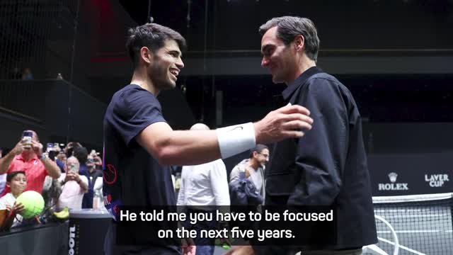 Alcaraz reveals the advice he was given by Roger Federer