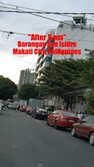 After 5 pm on Edison Street in Makati City, Philippines