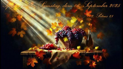 Spurgeon am Samstag, dem 06. September 2025, zu 2. Petrus 1,8