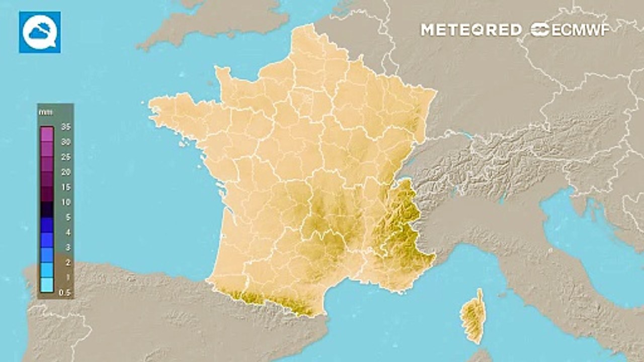 De la pluie parfois en quantité