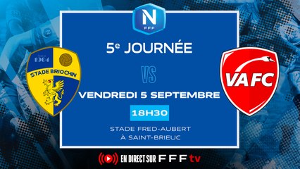 J5 I Stade Briochin - Valenciennes FC (2-1) I National FFF 2025-2026