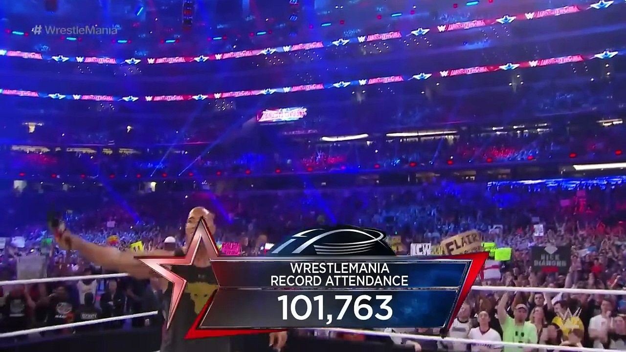 Dwayne 'The Rock' Johnson,  John Cena & Wyatt Family Full Segment | WrestleMania 32