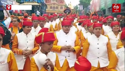 'विष्णू नाद' शंख पथकानं विसर्जन मिरवणुकीमध्ये घेतलं लक्ष वेधून; शंख पथकाचं सर्वत्र होतंय कौतुक