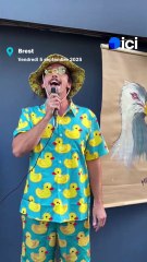 Premier concours de "goémouette" à Brest