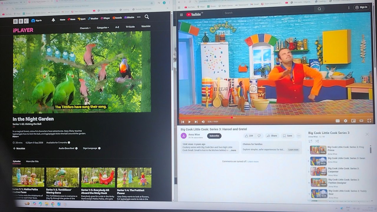 Big Cook Little Cook & In the Night Garden Clip 61-65