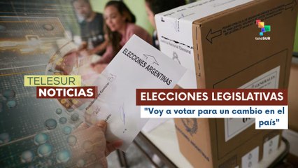 En Argentina se preparan para elecciones legislativas