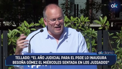 Tellado: "El año judicial para el PSOE lo inaugura Begoña Gómez el miércoles sentada en los juzgados"