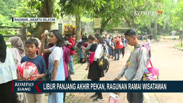 Libur Panjang, Taman Margasatwa Ragunan Diserbu Wisatawan Jakarta & Sekitarnya