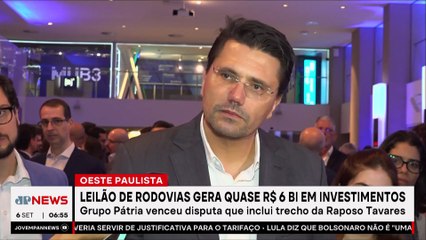 Concessões de rodovias geram investimentos de R$ 6 bi no oeste de SP