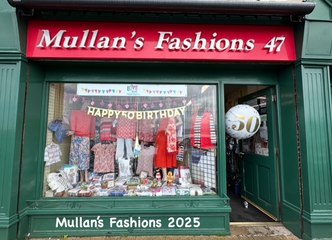 From scrubs to style: Northern Ireland seaside shop owner marks 50 years of fashion and family