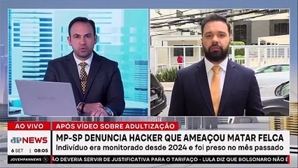 MP-SP denuncia hacker que ameaçou matar influencer Felca e psicóloga